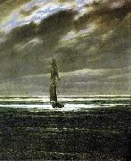 Caspar David Friedrich Seascape by Moonlight, also known as Seapiece by Moonlight Germany oil painting artist